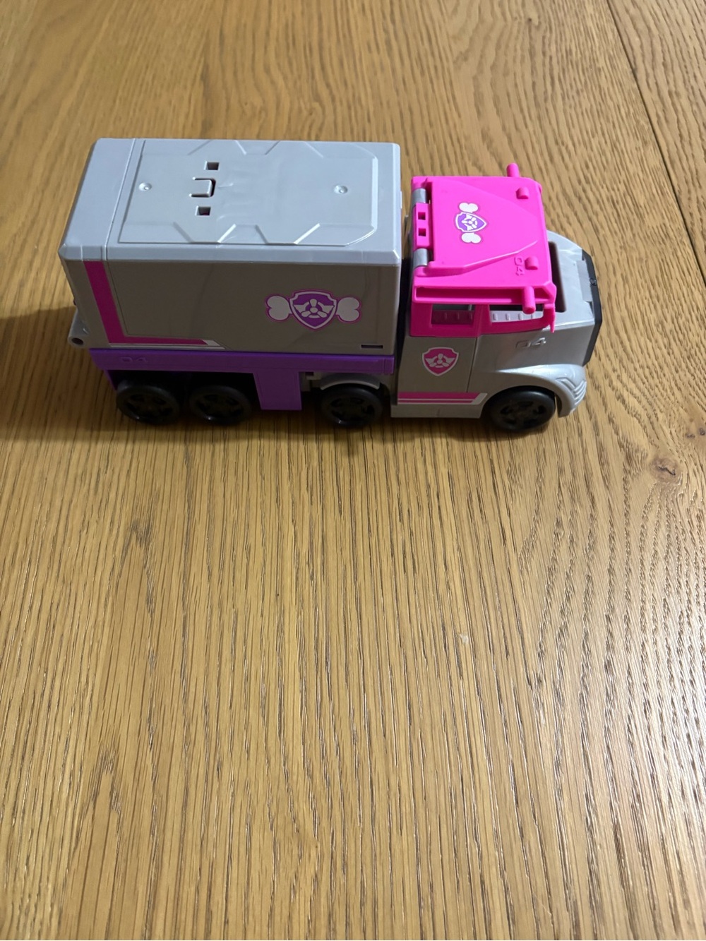 Paw Patrol Gray and Purple Pink Rescue Hauler
